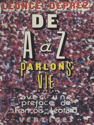 cover image of De a à Z